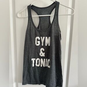 Gym and Tonic Tank Top Size Small